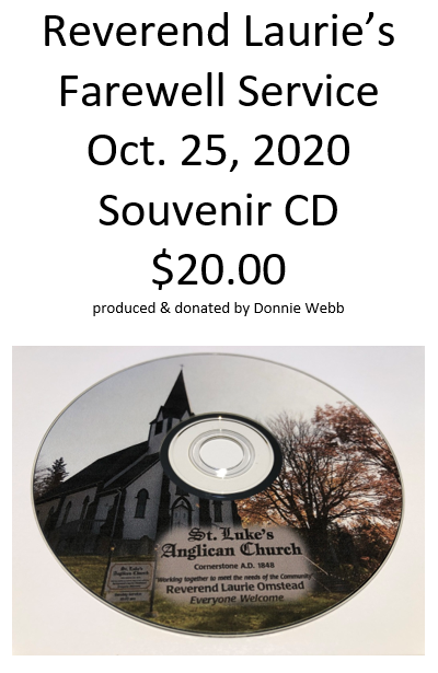 Rev. Laurie's Farewell Service CD