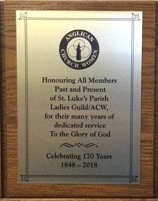 Memorial Plaque Example #1, gold coloured with black photo and text engraving.